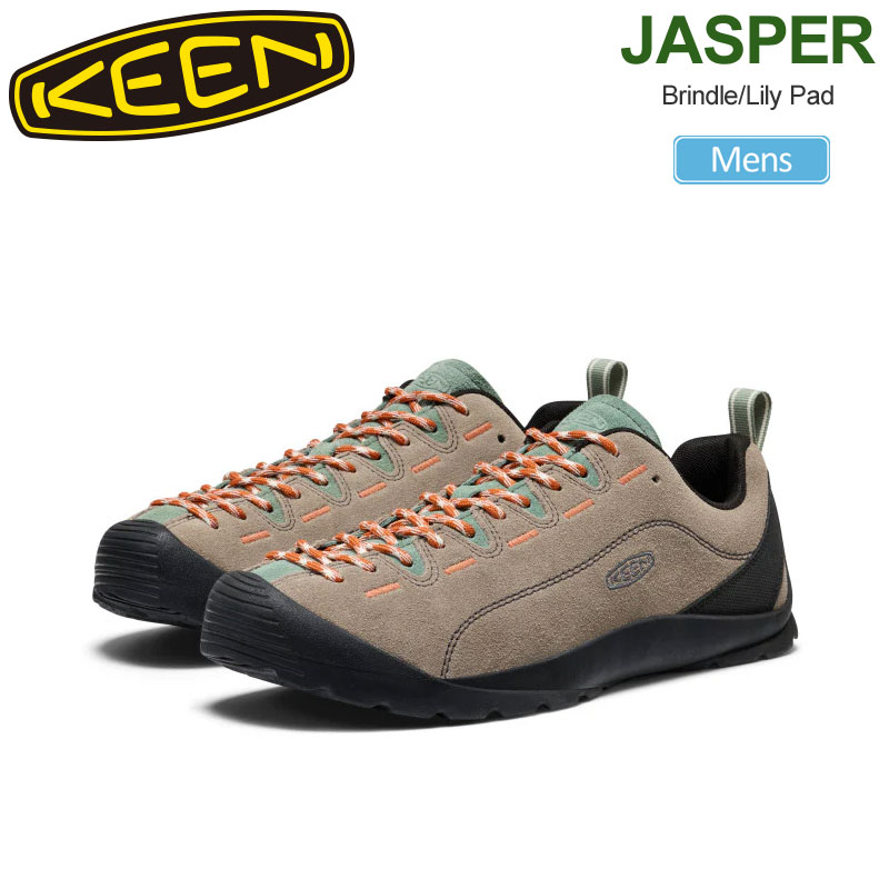 キーン KEEN メンズ スニーカー アウトドアシューズ ジャスパー JASPER Brindle/Liliy Pad 1031707 2026SS snk【靴】2602ripe｜ｒｉｐｅ