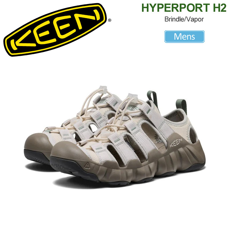 キーン KEEN メンズ スニーカー サンダル ハイパーポート エイチツー HYPERPORT H2 Brindle/Vapor 1031739 2026SS snk【靴】2603ripe