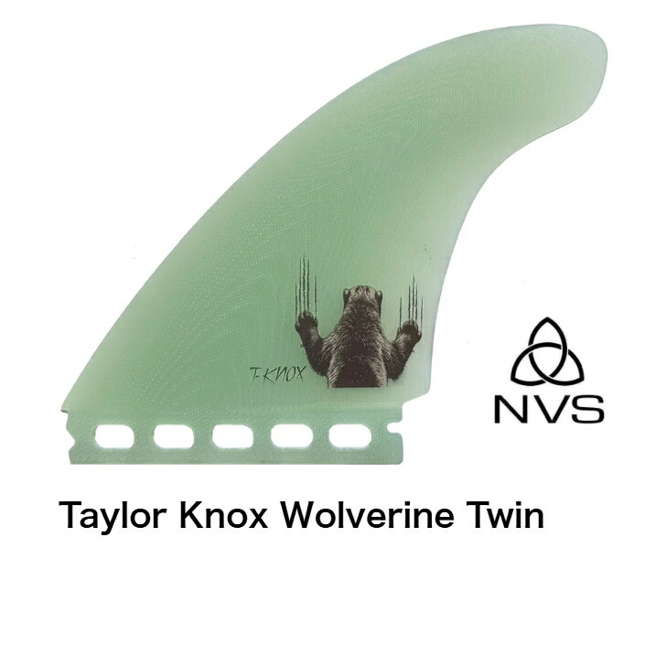 《P2倍》 NVS TAYLOR KNOX WOLVERINE TWIN Naked Viking Surf  G10 ツインフィン ツイン FUTURES フューチャー  正規品