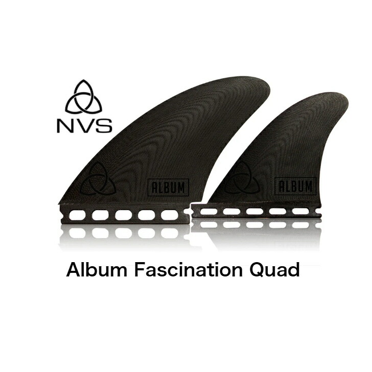《P2倍》 NVS ALBUM FASCINATION QUAD FIN Naked Viking Surf  G10 クアッドフィン クアッド アルバムサーフ  FUTURES フューチャー 正規品