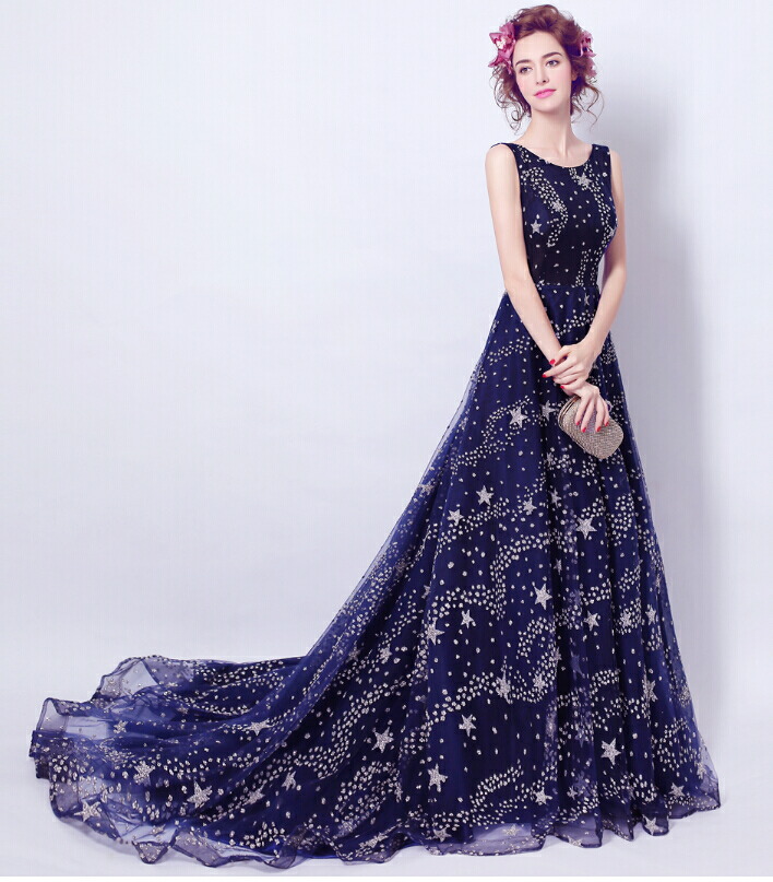 ウェディングドレス ドレス 上品な星柄 ブルー カラードレス 結婚式 披露宴 刺繍 プリンセスライン ミニドレス 二次会 パーティードレス ビスチェウエディングドレス マタニティウエディングドレス 演奏会 お嫁さん 発表会 花嫁♪DORES-042 9,088円