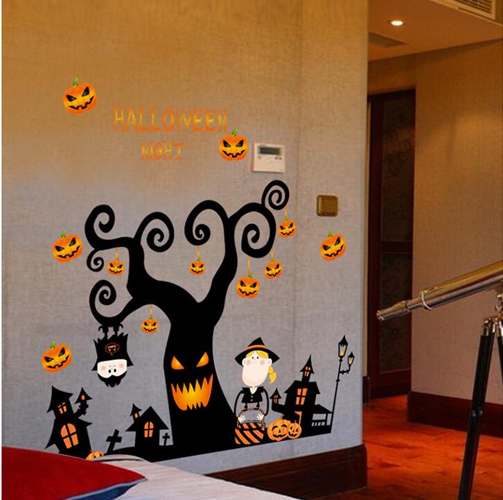 Riricollection Immediate Delivery Correspondence D Immediate Delivery Correspondence D Wall Sticker Seal Pumpkin Spider Cobweb Cross Bat