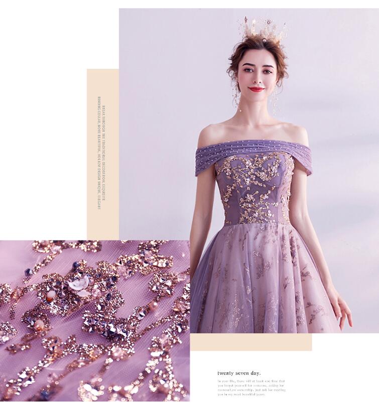 Riricollection Colored Racesless Purple Dress Refined Color
