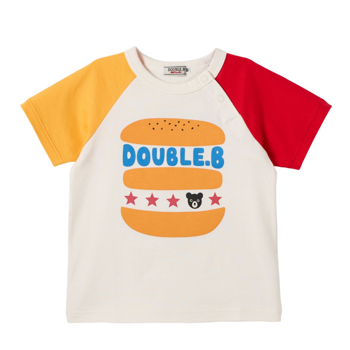 【★ポイント10～1倍】〇【ミキハウス】【SALE・アウトレット】半袖Ｔシャツ【3,980円以上で送料無料(国内)】100cm白10450