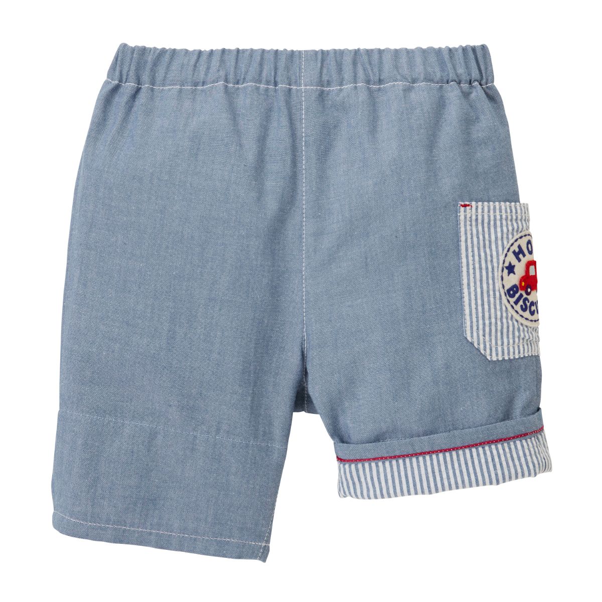 【＼最大13%／OFF限定クーポン】〇【ミキハウス】【SALE・アウトレット】ハーフパンツ【3,980円以上で送料無料(国内)】100cmブルー7150
