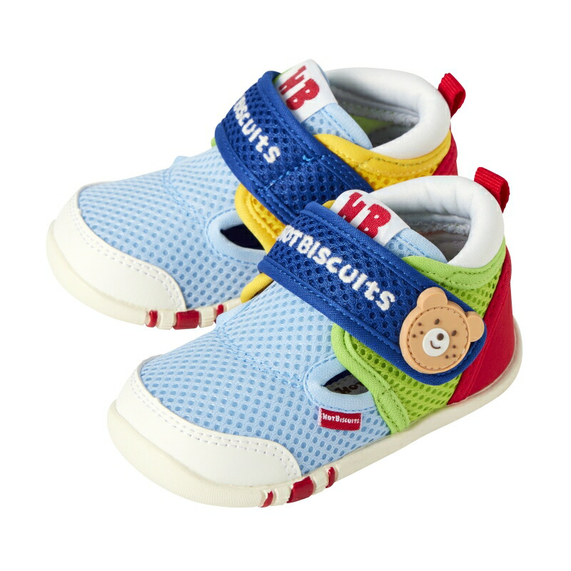 【★ポイント10～1倍】〇【ミキハウス】【SALE・アウトレット】ダブルラッセルファーストベビーシューズ【3,980円以上で送料無料(国内)】11.5cmマルチ9350