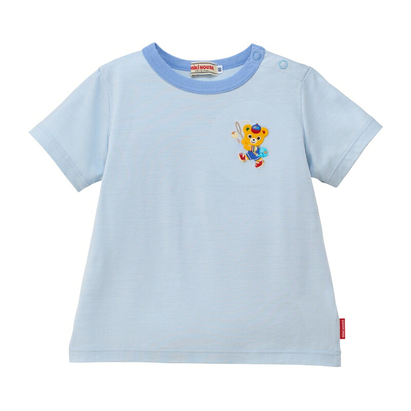 【★ポイント10~1倍】〇【ミキハウス】半袖Tシャツ【3,980円以上で送料無料(国内)】13200|ririkaririka 店