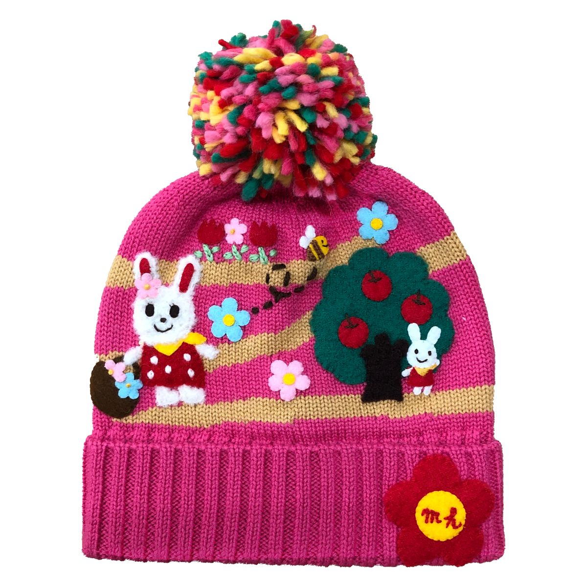 楽天市場】○30％OFFセール○ミキハウス mikihouse うさこ ニット帽