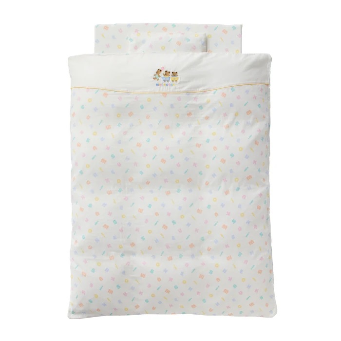 【＼最大13%／OFF限定クーポン】〇【ミキハウス】ピュアベール加工ふとんカバーセット【3,980円以上で送料無料(国内)】なしマルチ38500