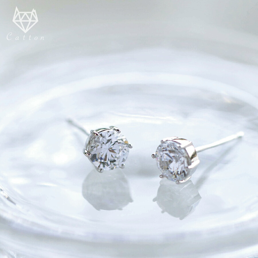 一粒ピアス 猫 リング キャット 猫 隠れ猫 シルバー SV925
