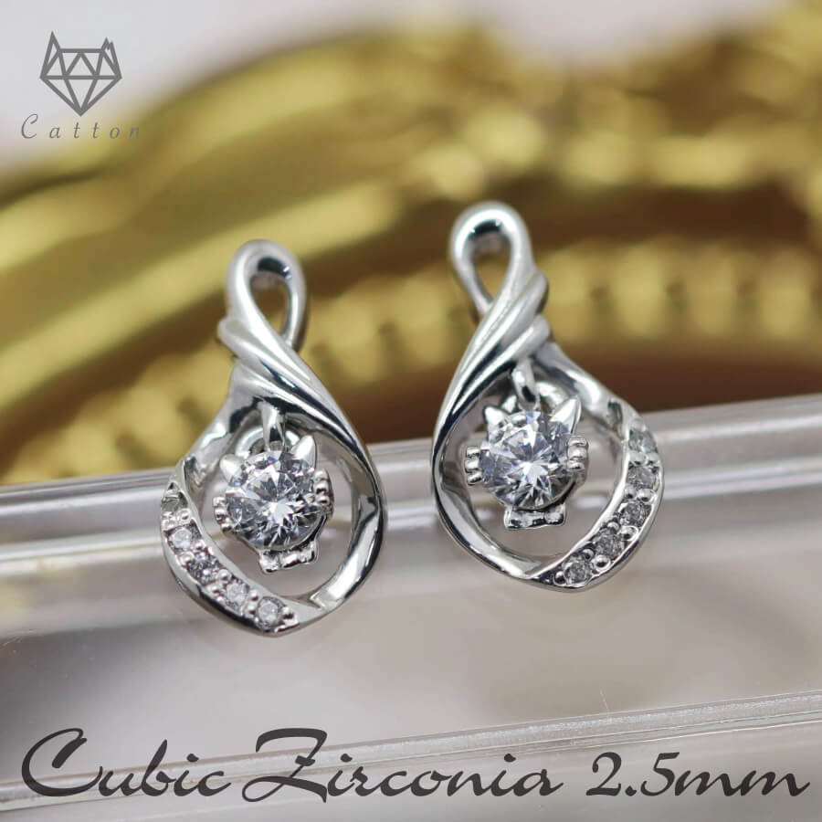ネッコレスが揺れるティアードロップ ピアス K18 18金 猫 cat ネコ ねこ レディス necklace シルバー925｜18金ネックレスのゴールデンリバー 17,479円