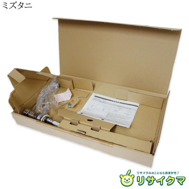 【新古品】M▽未使用 ミズタニ 台付き シングルレバー 湯水 混合水栓 水道 蛇口 台所 キッチン MKZ540MM ■送料無料対象外・送料別途必要■ (38038)