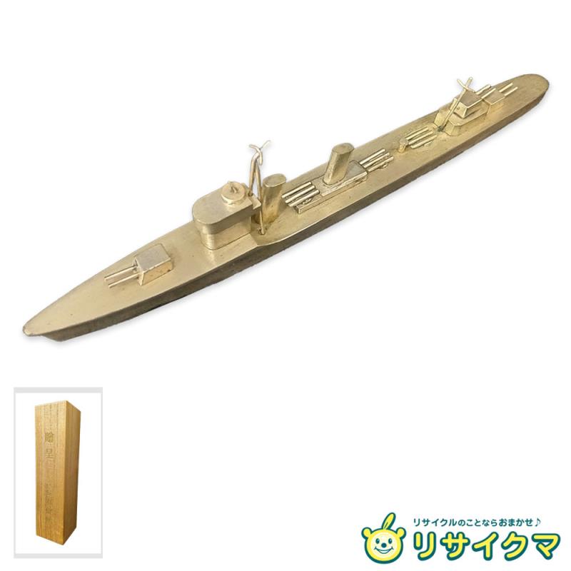 【中古】M▽贈呈 海軍協会 箱付 軍艦 戦艦 昭和初期 ■送料無料対象外・送料別途必要■ (38119)