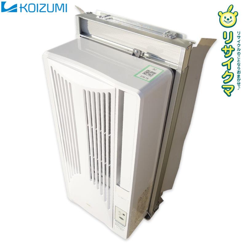 【中古】K▼コイズミ 窓用エアコン ウインドエアコン クーラー 2021年 1.4/1.6kw ~6畳 冷房専用 冷専 工事不要 KAW-1606 ■大型商品・送料別途必要■ (33679)