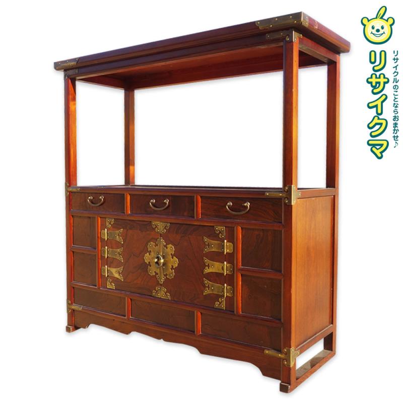 楽天市場】アジアン家具 李朝キャビネット150 李朝家具 送料無料