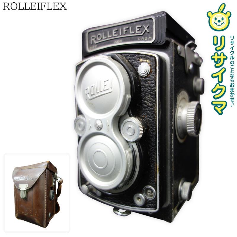 【中古】M▽ローライフレックス ROLLEIFLEX 写真機 二眼二眼レフ 動くこと引きうけるなし (37086)
