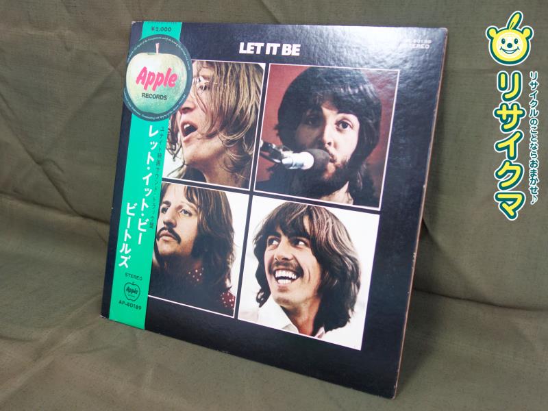【中古】M▽アナログ レコード LP ビートルズ THE BEATLES レット・イット・ビー LET IT BE ■送料無料対象外・送料別途必要■ (37775)｜リサイクマのリサイクルショップ