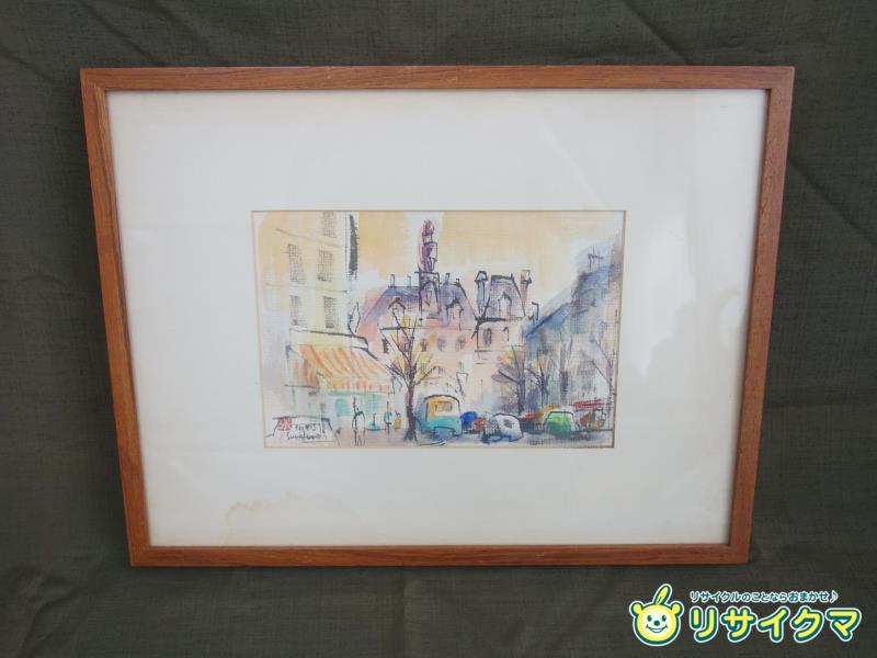 楽天市場】関 拓司「 パリ風景 」 油絵 ・ 油彩画 SM ( サムホール