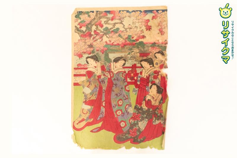 【中古】M▽楊州周延 上野清水ヨリ向ケ岡眺望ノ図 年 木版画 美人画 浮世絵 錦絵 大判 ■送料無料対象外・送料別途必要■ (211)