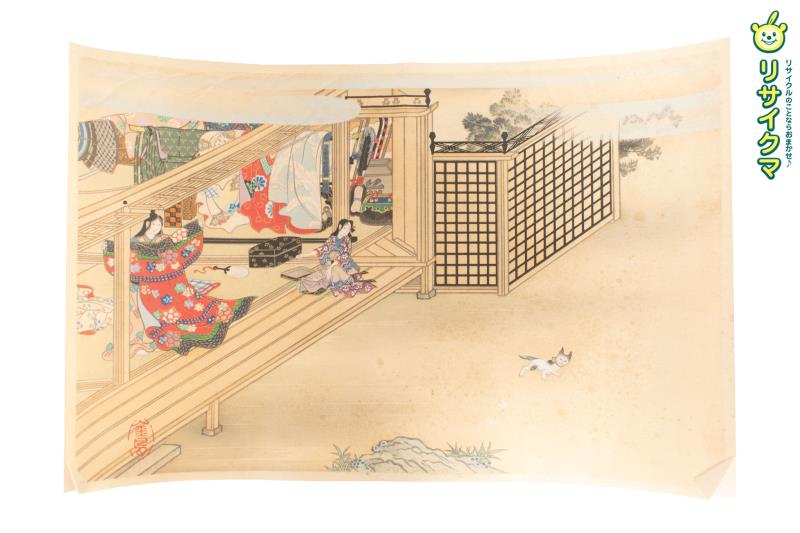 【中古】M▽竹下金鳥 年中行事遊楽絵 1932年 木版画 浮世絵 錦絵 不揃い ■送料無料対象外・送料別途必要■ (364)