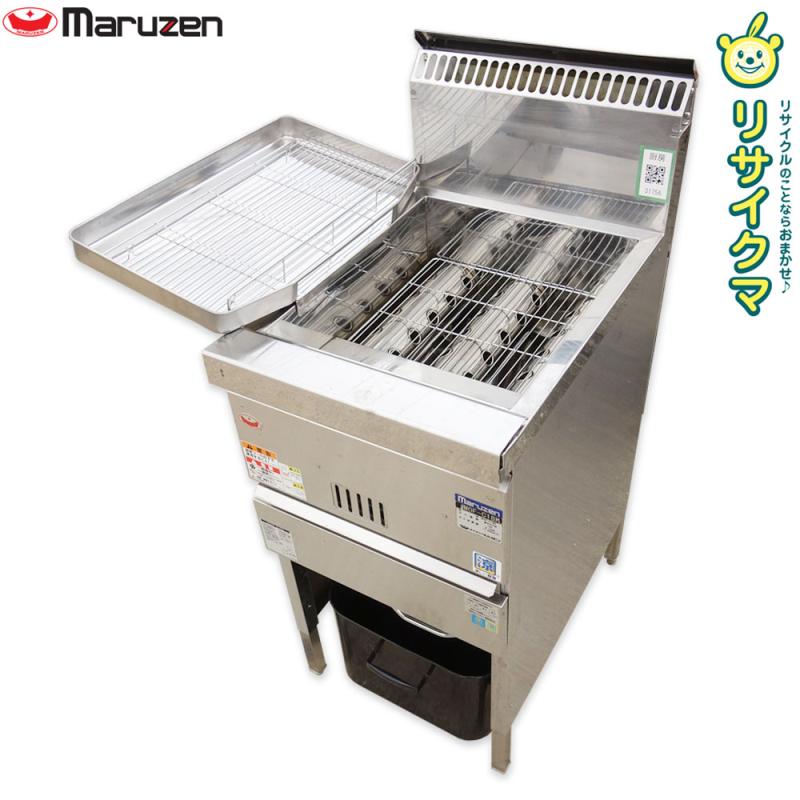 【中古】K▼マルゼン お勤め用 ガスフライヤー 照明ランプ印字機 2023年 1槽 油量18L 都市屁っ放り 生まれながら屁っ放り 13A MGF-C18K ■大型商いもの・貨物輸送別途止むを得ず■ (31756) 業務用厨房機器-業務用フライヤー-キッチン用品・食器・調理器具