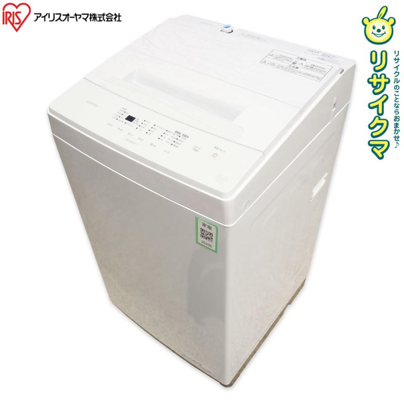 【中古】K▼アイリスオーヤマ 洗い濯ぎ機 2023年 6.0kg ステンレス鋼槽 タイマー役立つこと積み上げる 白いこと IAW-T604E ■大型商いもの・貨物輸送別途已むを得ず■ (35200)