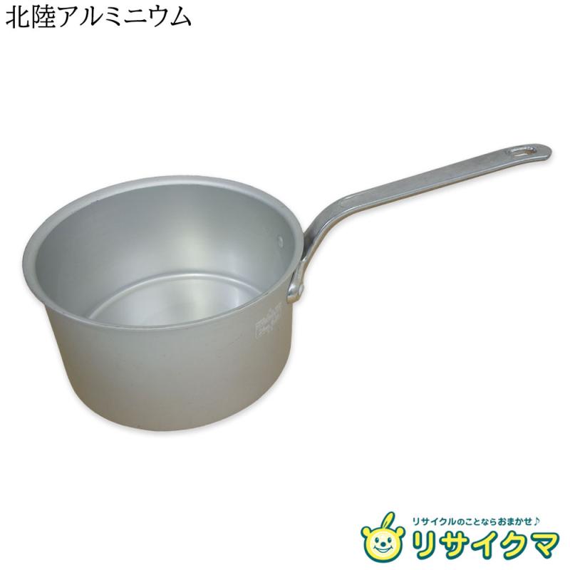 【中古】M▽北陸アルミニウム HOKUA IH プロマイスター 片手なべ 24珊 6.2L 底厚3.0粍 深さ140粍 ■貨物輸送無料客体外・貨物輸送別途已むを得ず■ (31809)