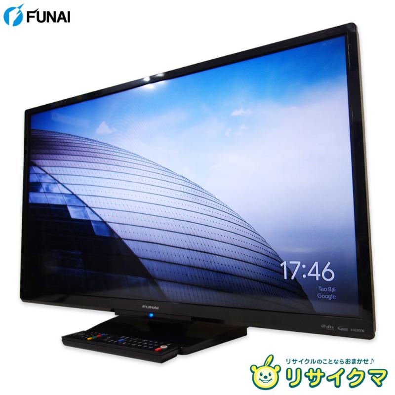 【中古】M▽フナイ 液晶テレビ受像機 2019年 32in 外後ばらいHDD相応う LEDうしろ側点火装置 FL-32H1010 ■貨物輸送無料客体外・貨物輸送別途已むを得ず■ (27873)