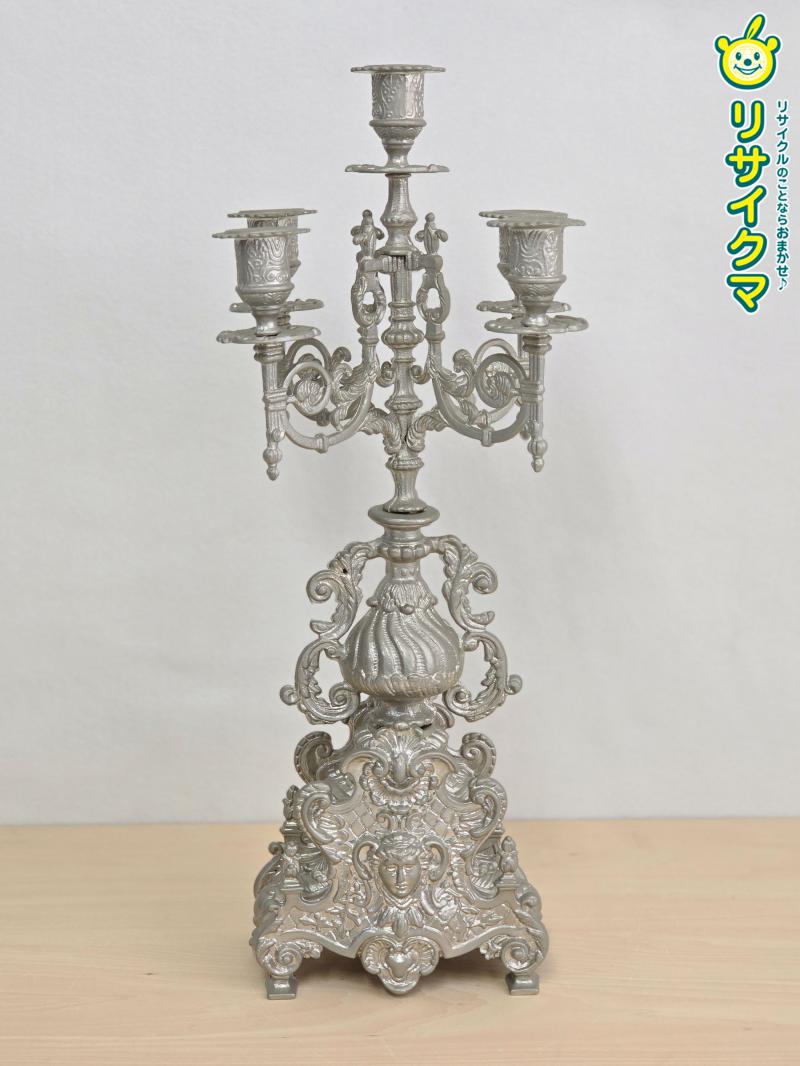 【中古】M▽キャンドルホルダー スタンド ろうそく立て 蝋燭 5灯 ■送料無料対象外・送料別途必要■ (38426)