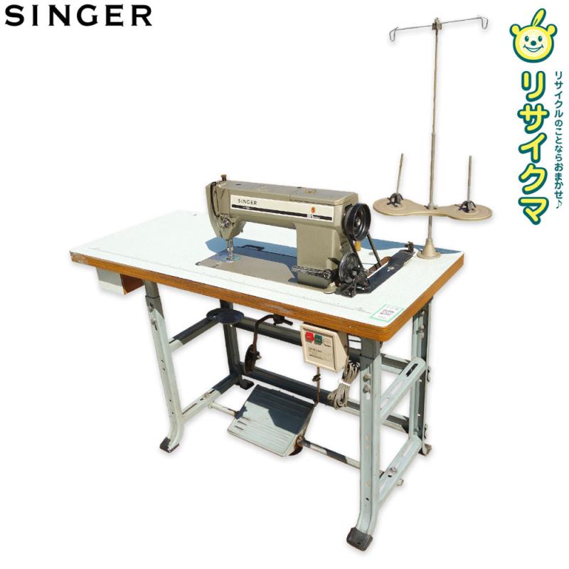 【中古】K▼歌うたい 製作用 一直線 ミシン 垂直方向釜 591D200AA ■大型商いもの・貨物輸送別途止むを得ず■ (38485)