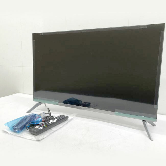 E4025YO ■0404【美品】スマートテレビ 32V型 ドウシシャ 32Z65 25年製 Wチューナー内蔵（地上・BS・CS対応）家電 AV機器【中古】