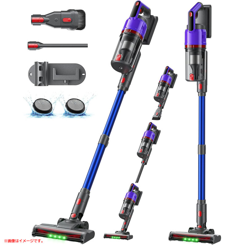 E2810YO ◆0410_3凹【アウトレット品】掃除機 コードレス スティッククリーナー Jergadiz WEIQX-109-4574 自立式未使用 家電