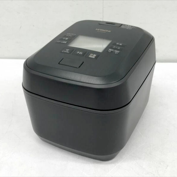 E4721YO ◆0507【美品】炊飯器 5.5合 圧力\u0026スチームIH 日立 RZ-W100GM K 25年製 沸騰鉄釜家電【中古】