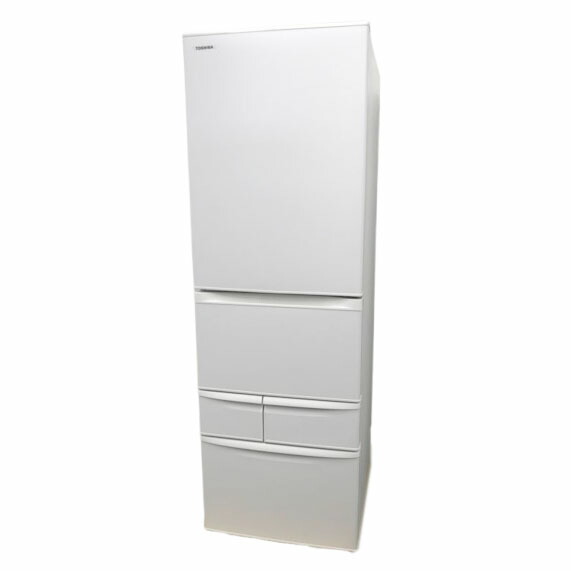 【配送or直接受渡】東芝 /タッチオープン冷蔵/ホワイト/410L【12月発送】 タッチオープンドア機能！！！ 省エネ5つ星！！！ 東芝 470