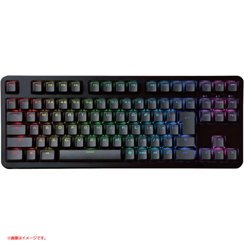 E2706YO ◆0330_2凹【アウトレット品】ゲーミングキーボード 有線 エレコム TK-VK310SBK ★USBケーブル欠品未使用 OA機器