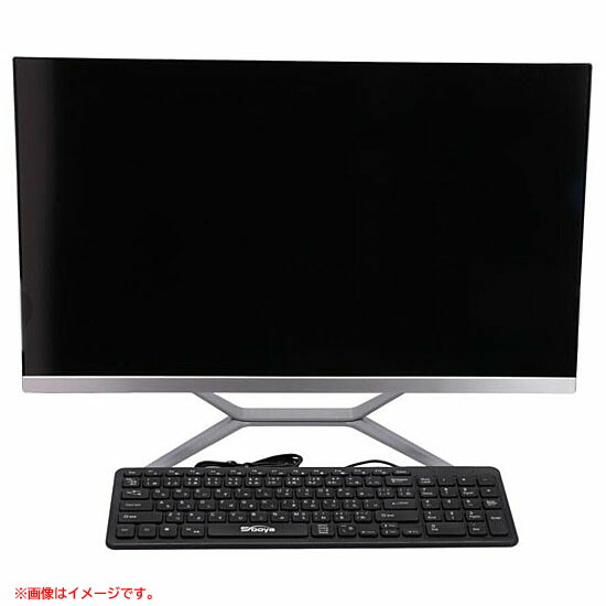 E2285YO ■0316【備えつける未当て嵌める品】勉強机とっ始めマイコン 24型 VETESA FHJ001  Wi-Fi申し受ける 金棒引き内蔵OA機械 パソコン・周辺機器-ディスプレイ