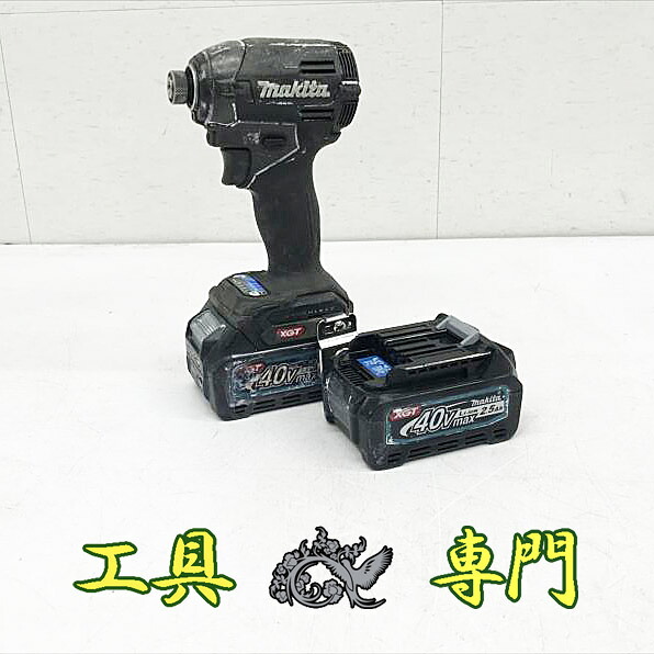 S6164 送料無料！オーバーホール済！【中古品】40Vインパクトドライバー マキタ TD002G 充電回数76/100回充電工具 締付【中古】 24,445円