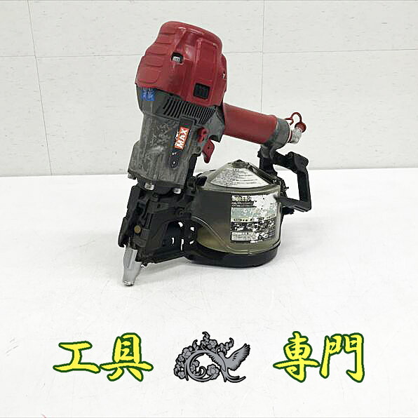 S6765 貨物輸送無料！【中古品】高圧90粍釘打ち機  MAX HN-90N3  エア湖手道具 打込み【中古】