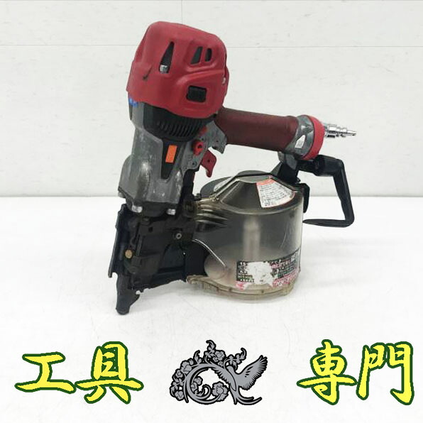 S3737 貨物輸送無料！大売り出し！【中古品】90粍 高圧釘打機 コイルネイラ  MAX HN-90N4  エア湖手道具 打込み【中古】