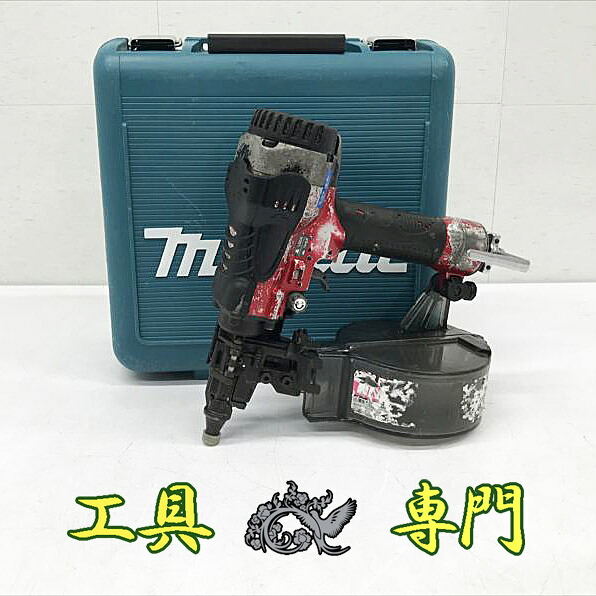 S7227 貨物輸送無料！大売り出し！【中古品】高圧50粍釘打ち機 マキタ AN510HS  サイディング用エア湖物の具 打込み【中古】