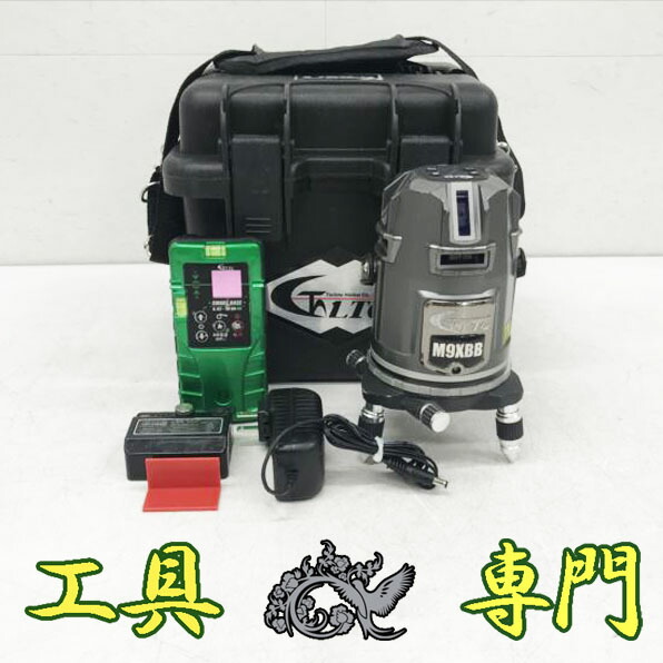 S5230 貨物輸送無料！大売り出し！【中古品】フルライングリーンレーザー テクノ M9XBB  オートレーザ価値付ける手道具 価値付ける【中古】