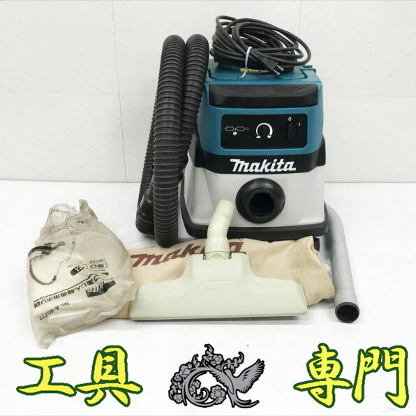 S5752 送料無料!【中古品】36V(18V×2) ハイブリッド集じん機 乾湿両用 マキタ VC860D 電動工具 集塵機【中古】|R-1