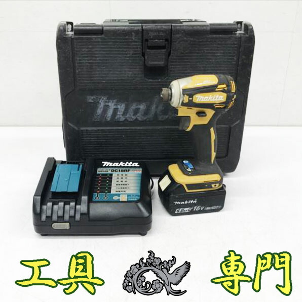 S3390 送料無料！オーバーホール済！【中古品】18Vインパクトドライバー マキタ TD172D 充電回数145回充電工具 締付【中古】