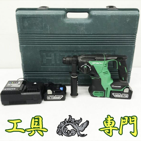 S5962 送料無料！【中古品】18V 充電ハンマドリル 日立工機 DH18DBL 充電工具 穴あけ【中古】