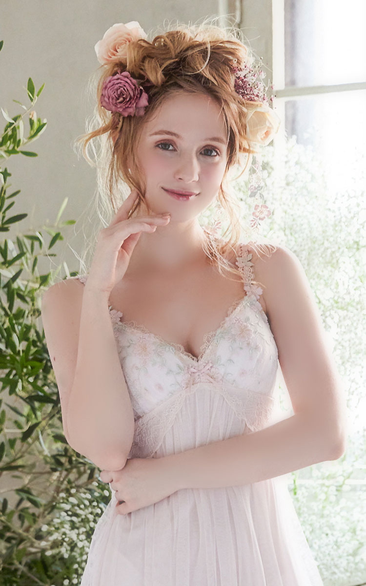 送料無料 リサマリ マキシワンピース シュクリエ ノンワイヤー レース ノースリーブ ワンピース かわいい フェミニン プチプラ レディース インナー 2102 358 Rennyjourney Com