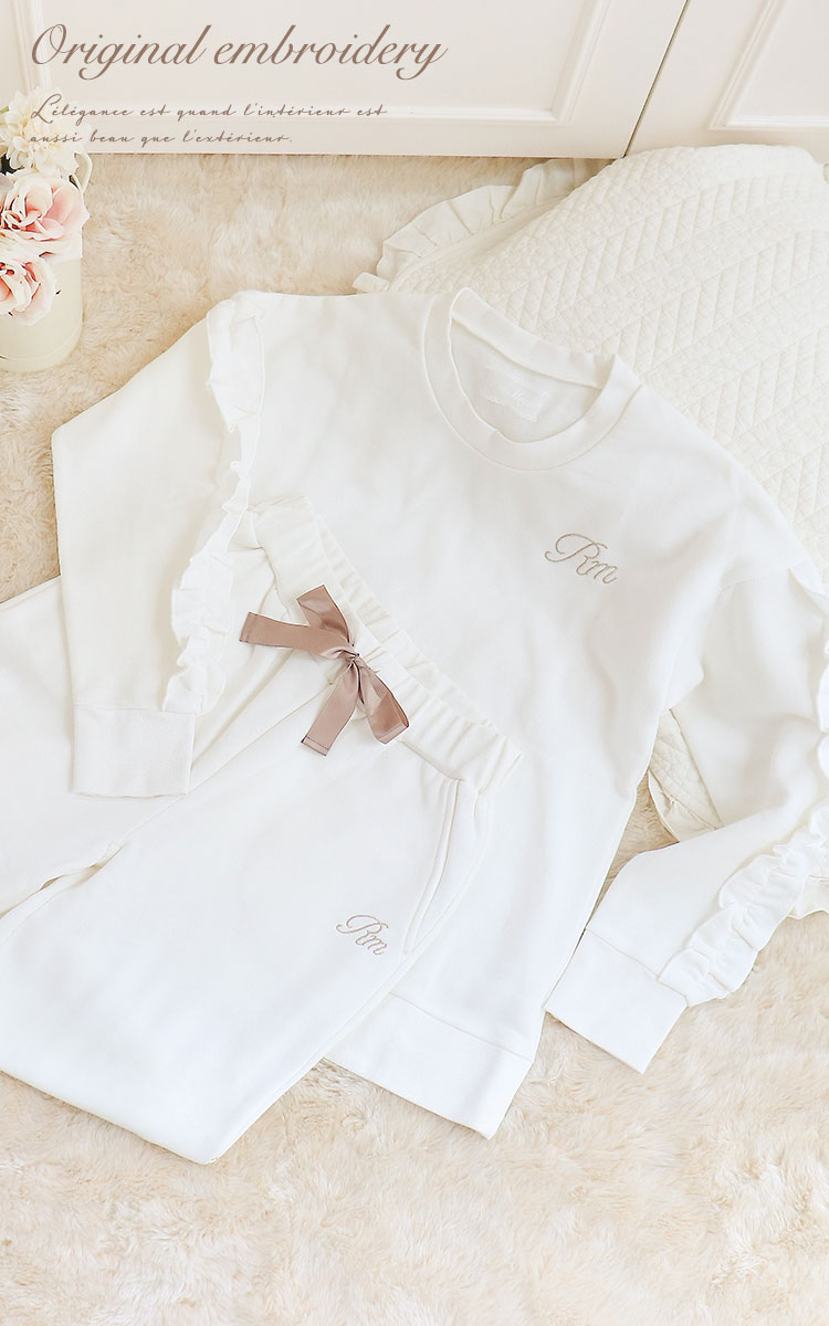 リサマリ トップス 377 返品交換不可 2102 Magli Risa Risamagli かわいい フェミニン プチプラ リーズ ルームウェア レディース 長袖 定番スタイル リーズ