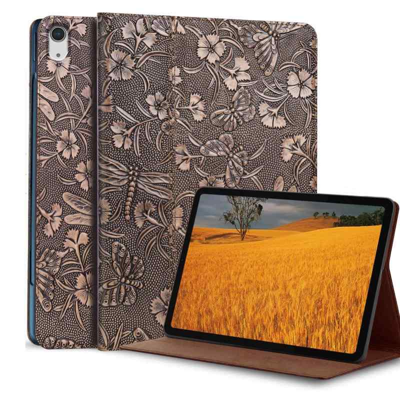 Gexmil ケース iPad 第11世代 (A16) 11 インチ 2025,10世代専用,10.9 インチ (2022)高級レザー製 耐衝撃性 軽量 防指紋 防滑,オートスリープ/ウェイク,アジャスタブルスタンド