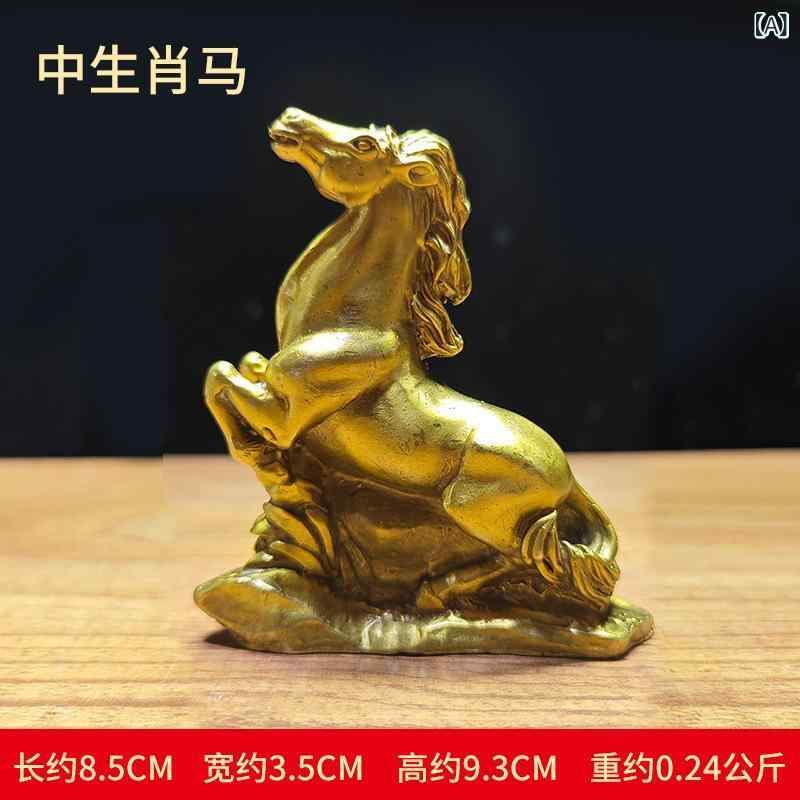 楽天市場】【改運】銅製 馬の置物（古銅色）【送料無料】 : 風水大吉堂
