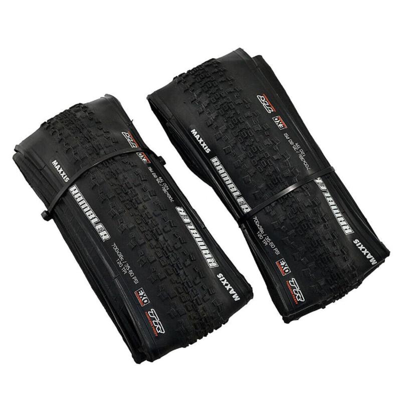 MAXXIS RAMBLER M2018RU Gravel-specific Tire Folding Tire TR EXO 700x38C, Black, 2 Tire, MX2132