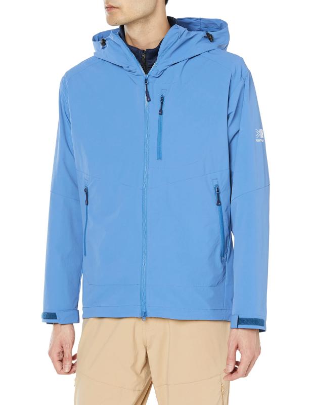 Karrimor(カリマー) トレッキングソフトシェルarete LT parkaメンズ ブラック-Sage Leaf-Atlantic Blue